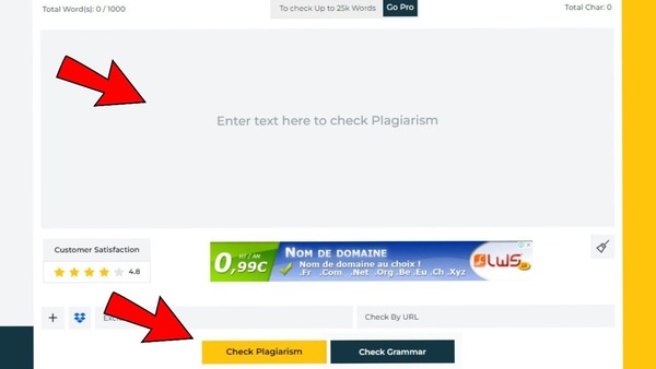 موقع plagiarismdetector